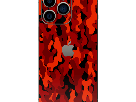 iPhone 13 Pro MAX SIGNATURE Fire CAMO Skin Hot on Sale