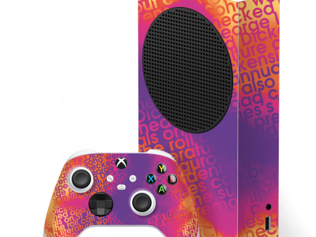 Xbox SERIES S SIGNATURE Inferno Swirl Skin Cheap