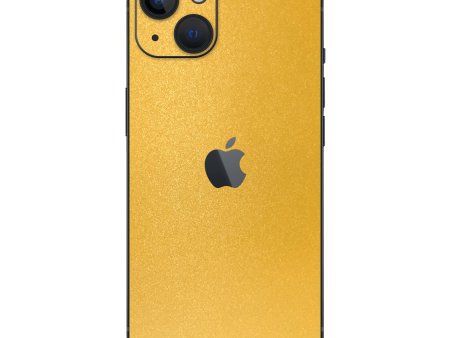 iPhone 13 YELLOW MATT Metallic Skin Fashion