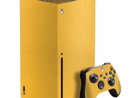 XBOX Series X YELLOW MATT Metallic Skin Discount