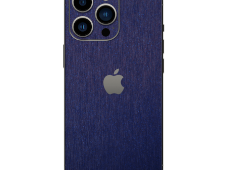 iPhone 13 Pro MAX BRUSHED BLUE Metallic Skin Hot on Sale