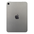 iPad MINI 6 (2021) Textured CARBON Fibre Skin - Metallic GREY For Cheap