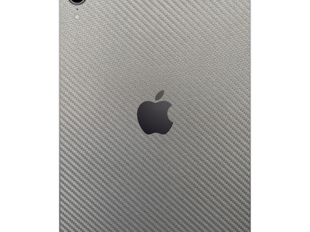 iPad MINI 6 (2021) Textured CARBON Fibre Skin - Metallic GREY For Cheap