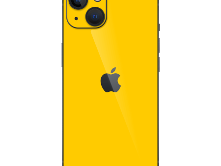 iPhone 13 GLOSSY Golden Yellow Skin Supply