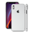 iPhone XS MAX 3D Textured CARBON Fibre Skin - WHITE Online Sale