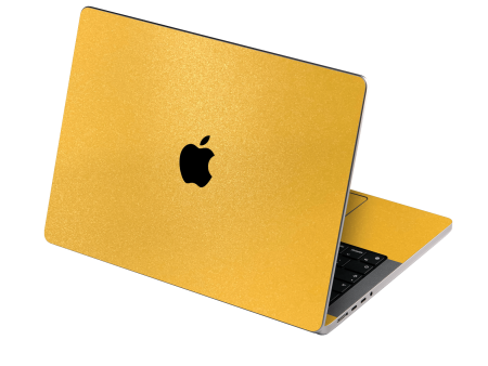 MacBook PRO 16  (2021) YELLOW MATT Metallic Skin Online