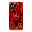 iPhone 13 PRO SIGNATURE Fire CAMO Skin For Cheap