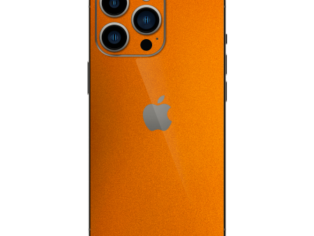 iPhone 13 Pro MAX GLOSSY FIERY ORANGE TUNING Metallic Skin Cheap