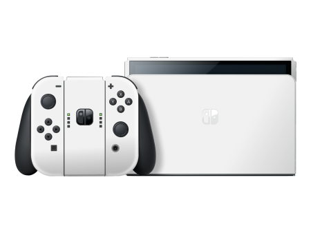 Nintendo Switch OLED Soft-Touch POLAR White StealthMatte Skin Sale