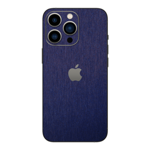 iPhone 14 Pro MAX BRUSHED BLUE Metallic Skin For Discount