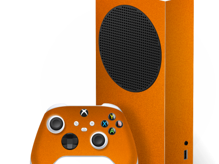 Xbox SERIES S GLOSSY FIERY ORANGE TUNING Metallic Skin Sale