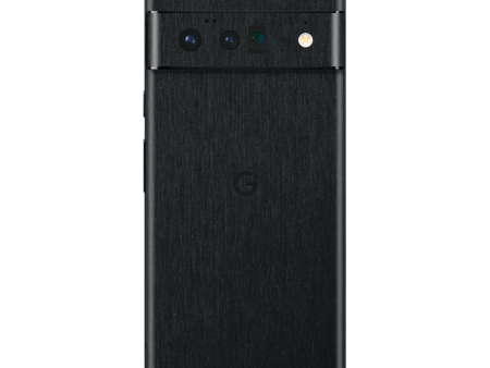 Google Pixel 6 PRO BRUSHED BLACK Metallic Skin Sale