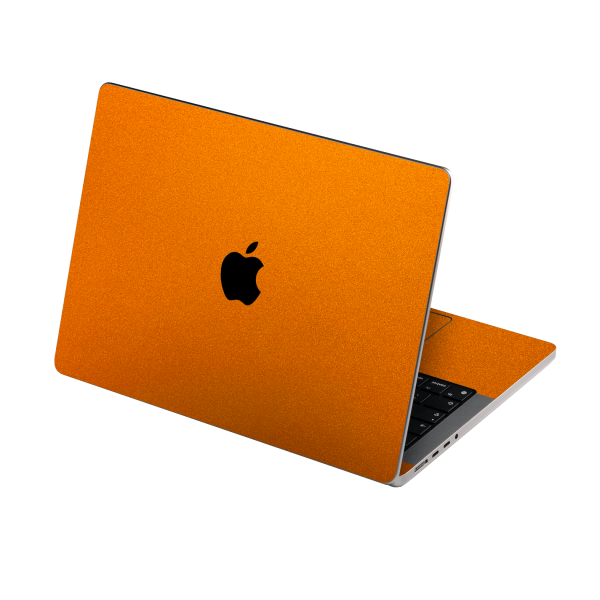 MacBook PRO 14  (2021) GLOSSY FIERY ORANGE TUNING Metallic Skin Online Hot Sale