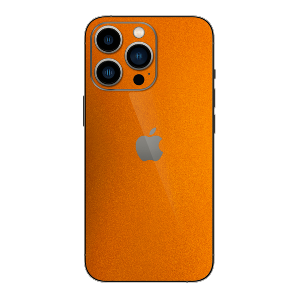 iPhone 14 PRO GLOSSY FIERY ORANGE TUNING Metallic Skin For Sale