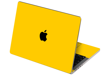 MacBook PRO 14  (2021) GLOSSY Golden Yellow Skin Hot on Sale