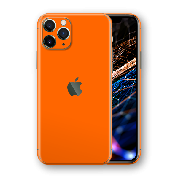 iPhone 11 Pro MAX GLOSSY Orange Skin Supply