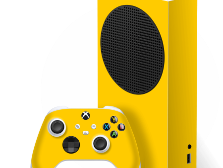 Xbox SERIES S GLOSSY Golden Yellow Skin Sale