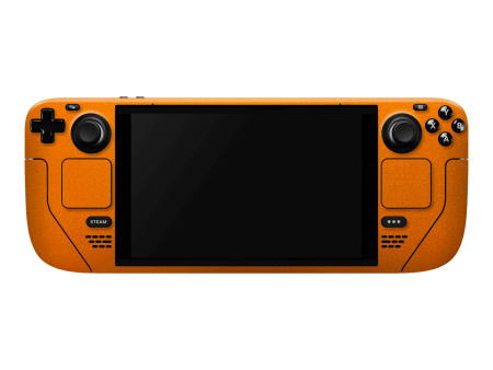 Steam Deck GLOSSY FIERY ORANGE TUNING Metallic Skin Online Sale