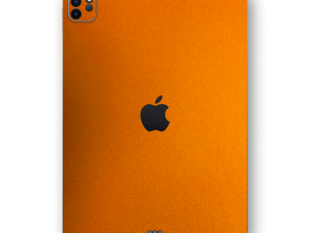 iPad PRO 11  (2021) GLOSSY FIERY ORANGE TUNING Metallic Skin Fashion