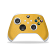 XBOX Series X CONTROLLER Skin - YELLOW MATT Metallic Discount