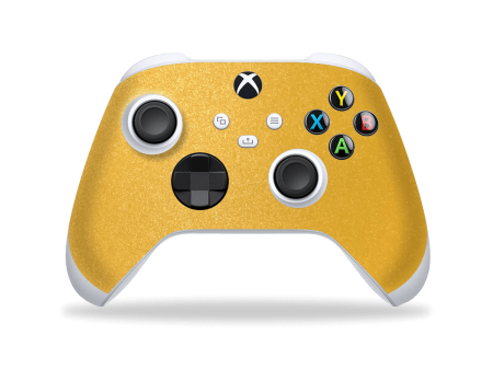 XBOX Series X CONTROLLER Skin - YELLOW MATT Metallic Discount