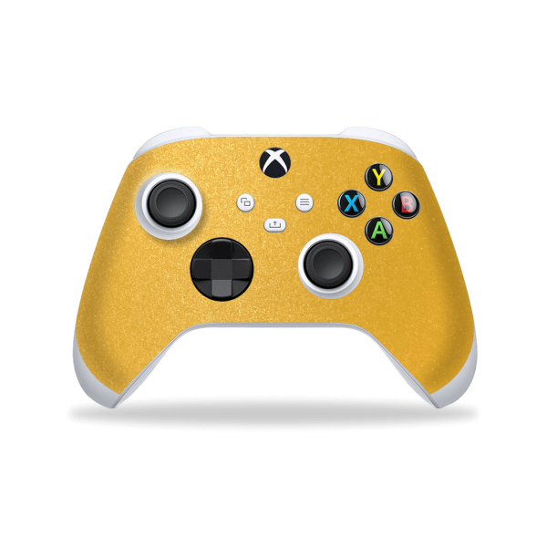 XBOX Series X CONTROLLER Skin - YELLOW MATT Metallic Discount