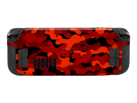 Steam Deck Oled SIGNATURE Fire CAMO Skin Hot on Sale