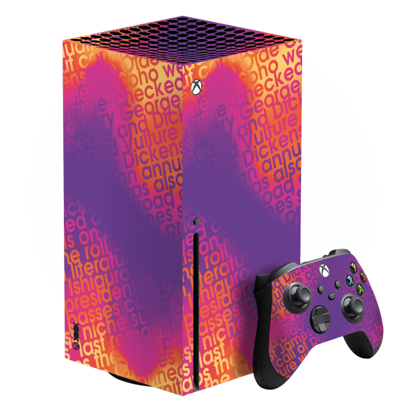 XBOX Series X SIGNATURE Inferno Swirl Skin For Discount