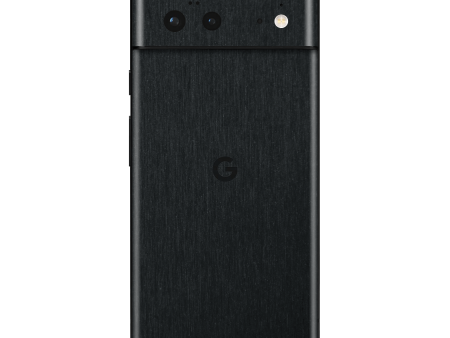 Google Pixel 6 BRUSHED BLACK Metallic Skin Online Hot Sale