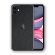 iPhone 11 BRUSHED BLACK Metallic Skin Hot on Sale