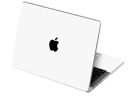 MacBook PRO 14  (2021) GLOSSY JET WHITE Skin Hot on Sale