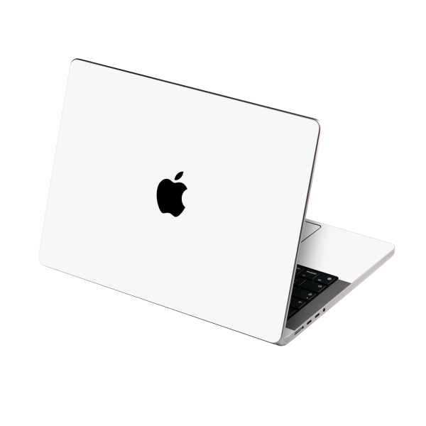 MacBook PRO 14  (2021) GLOSSY JET WHITE Skin Hot on Sale