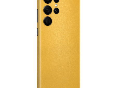 Samsung Galaxy S22 ULTRA YELLOW MATT Metallic Skin Discount