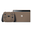 Nintendo Switch OLED Soft-Touch MOCHA Taupe StealthMatte Skin For Cheap