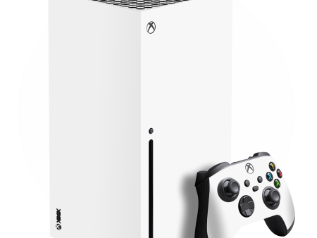 XBOX Series X GLOSS JET WHITE Skin Cheap