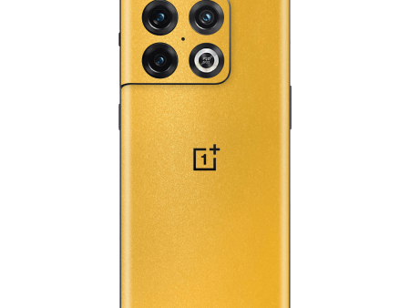 OnePlus 10 PRO YELLOW MATT Metallic Skin Sale