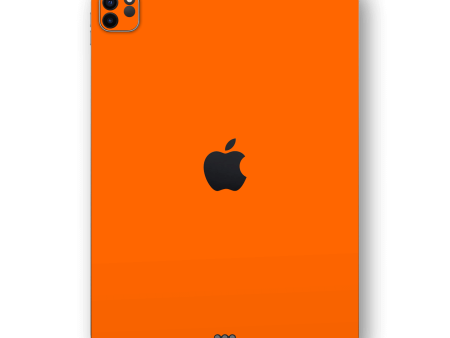 iPad PRO 12.9  (2020) GLOSSY ORANGE Skin Online Sale