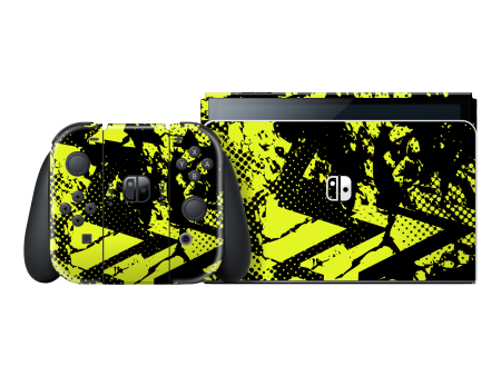 Nintendo Switch OLED SIGNATURE Grungetrace Skin Online Hot Sale