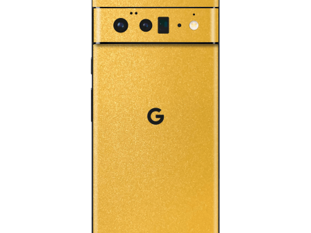 Google Pixel 6 PRO YELLOW MATT Metallic Skin Online now