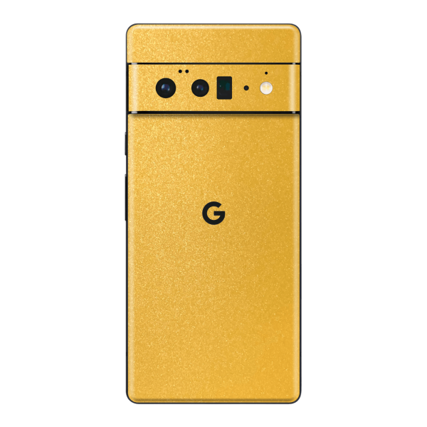 Google Pixel 6 PRO YELLOW MATT Metallic Skin Online now