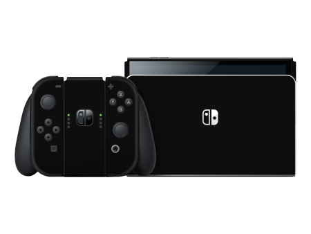 Nintendo Switch OLED Soft-Touch PHANTOM Black StealthMatte Skin Online now