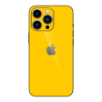 iPhone 13 PRO GLOSSY Golden Yellow Skin Fashion