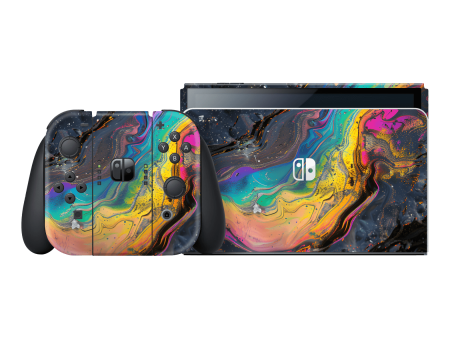 Nintendo Switch OLED SIGNATURE Auroria Skin Online Hot Sale