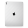 iPad AIR 4 5 (2020 2022) 3D Textured CARBON Fibre Skin - WHITE Online Hot Sale