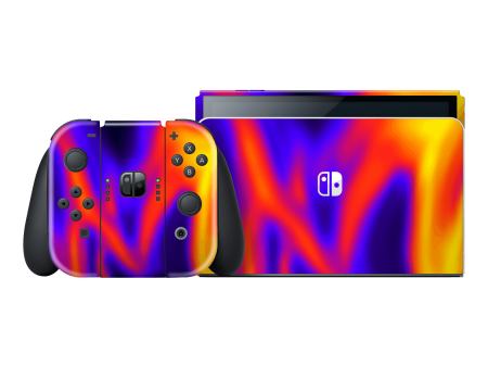 Nintendo Switch OLED SIGNATURE Infrablaze Skin Hot on Sale