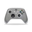 XBOX Series X CONTROLLER Skin - 3D Textured CARBON Fibre - Metallic Grey Hot on Sale