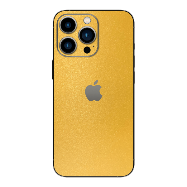 iPhone 14 Pro MAX YELLOW MATT Metallic Skin For Discount