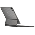 Magic Keyboard for iPad Pro 11  (Gen 1-2) 3D Textured CARBON Fibre Skin - Metallic Grey For Sale