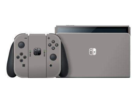 Nintendo Switch OLED Soft-Touch LUNAR Grey StealthMatte Skin Online