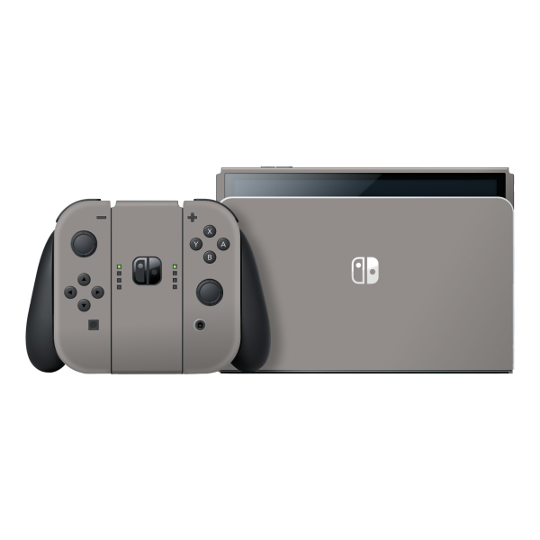 Nintendo Switch OLED Soft-Touch LUNAR Grey StealthMatte Skin Online